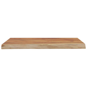 Wandregal Akazie 50x40 cm Massivholz Baumkante