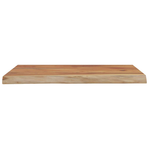 Wandregal Akazie 50x40 cm Massivholz Baumkante