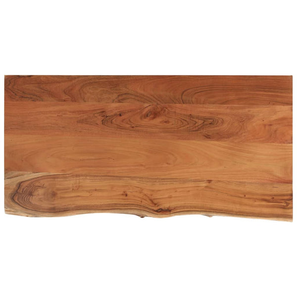 Massivholz Akazie Tischplatte 80x40 cm