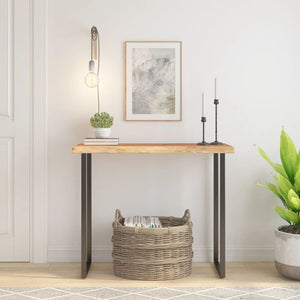 Massivholz Akazie Tischplatte 80x40 cm