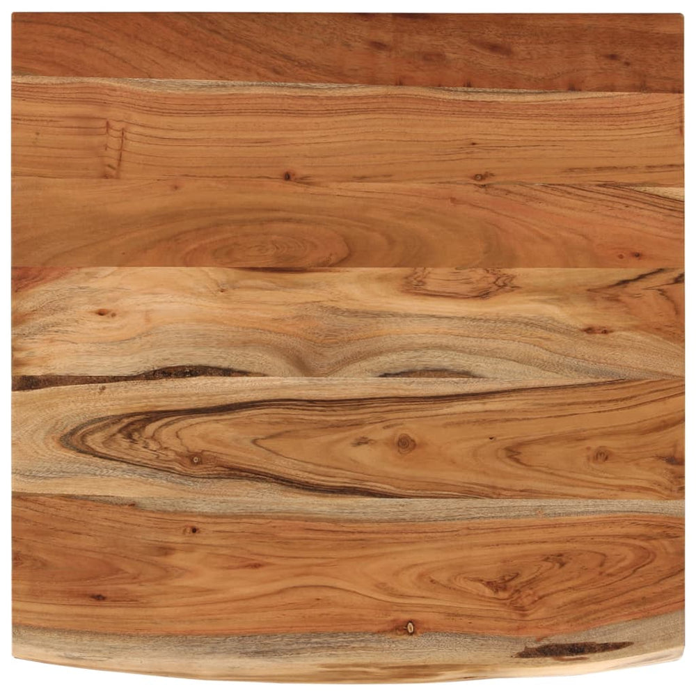 vidaXL Washbasin Top 60x60x2.5 cm Square Solid Acacia Wood