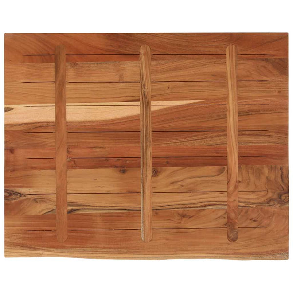 Massivholz Akazie Schreibtischplatte 90x80 cm