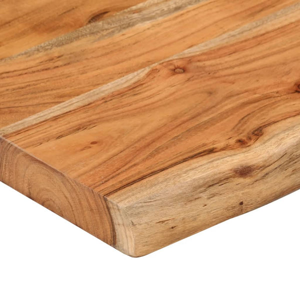 Massivholz Wandregal Akazie 100cm mit Baumkante