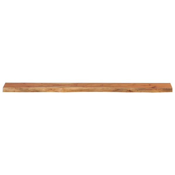 Wandregal Akazie Massivholz 140cm Baumkante