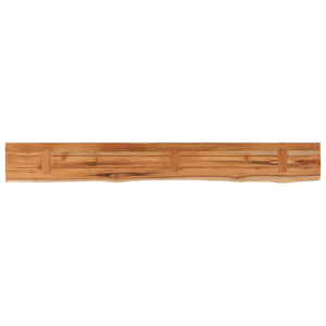 Wandregal Akazie Massivholz 140cm Baumkante