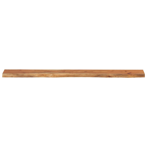 Massivholz Wandregal Akazie 160cm Baumkante