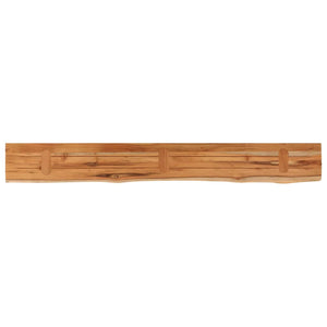 Massivholz Wandregal Akazie 160cm Baumkante