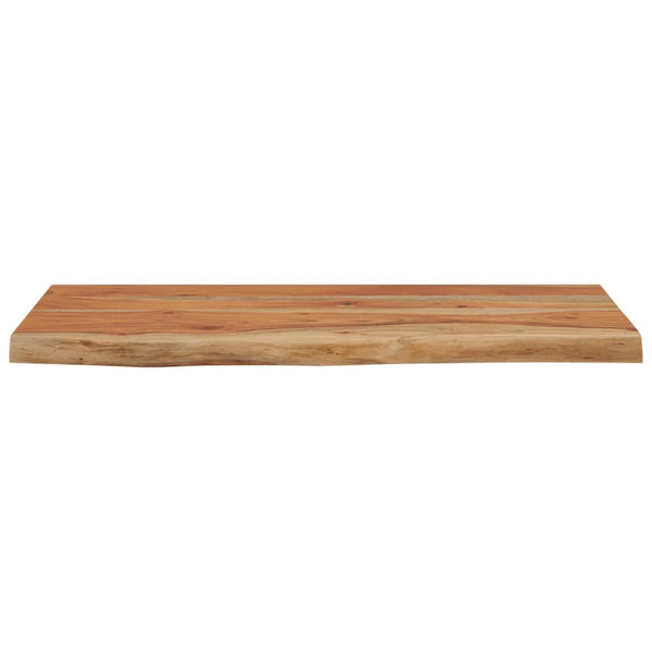 Wandregal Akazie 60x30 cm Massivholz Baumkante