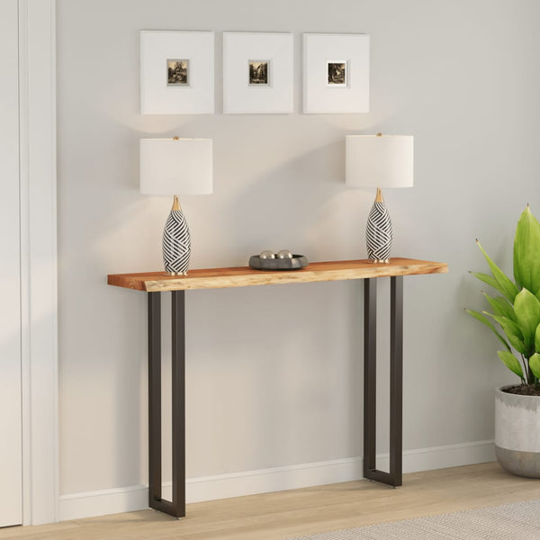 Massivholz Akazie Tischplatte 140x30 cm