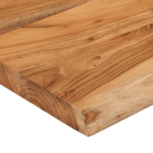 Akazie Tischplatte 100x40 cm Massivholz Baumkante