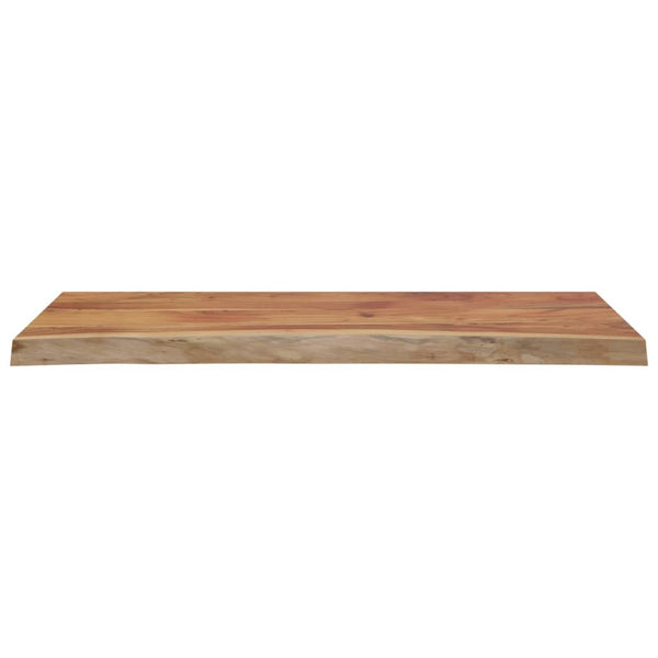 vidaXL Plateau de table 110x40x3,8cm Rectangulaire Bois massif d'acacia Bord naturel