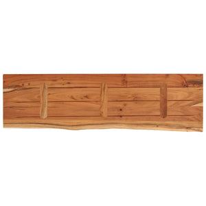 Akazie Tischplatte 120x40cm Massivholz Baumkante