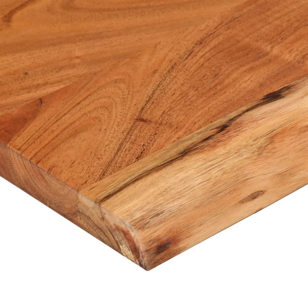 Akazie Tischplatte 120x40cm Massivholz Baumkante