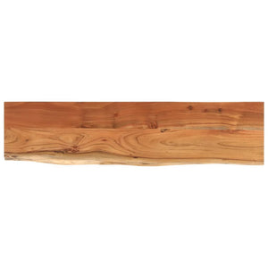 Akazie Tischplatte 160x40 cm Massivholz Baumkante