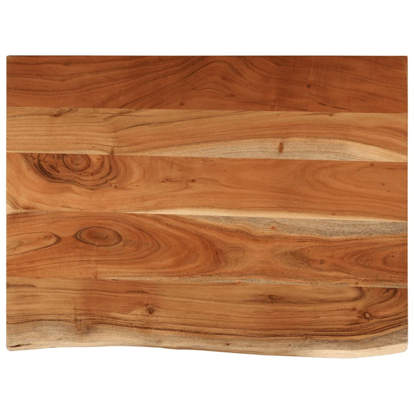 vidaXL Plan de toilette 80x60x3,8 cm Rectangulaire Bois d'acacia Massif