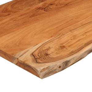 vidaXL Plan vasque 90x60x3,8 cm Rectangulaire Bois d'acacia massif