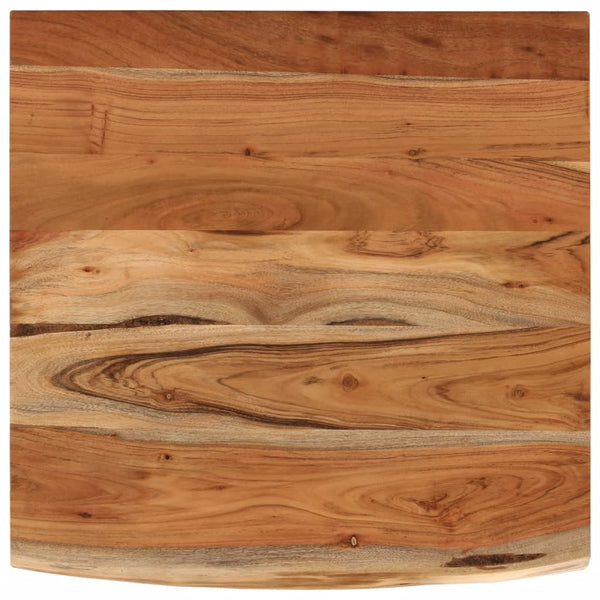Massivholz Akazie Schreibtischplatte 80x80 cm