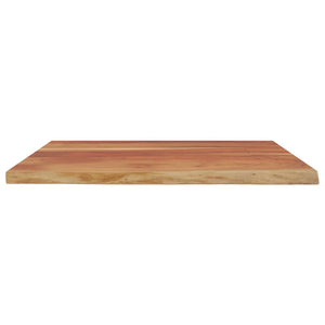 Massivholz Akazie Schreibtischplatte 90x80 cm Baumkante