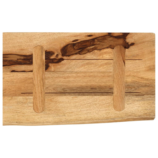 Massivholz Tischplatte Mangoholz 40x20 cm