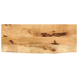Tischplatte Mangoholz Baumkante 70x20 cm