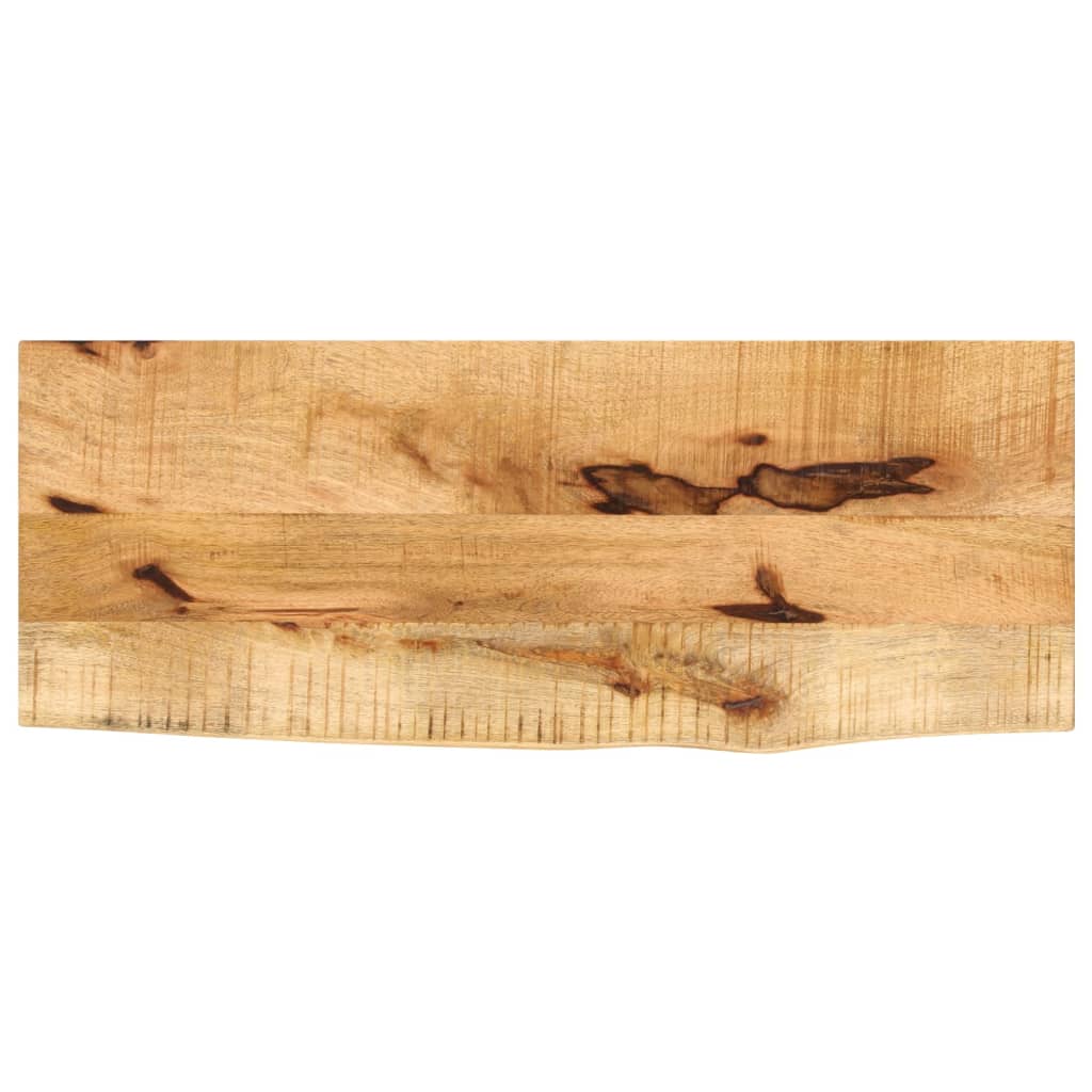 Tischplatte Mangoholz Baumkante 70x20 cm