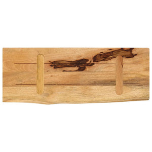 Massivholz Tischplatte Mangoholz 80x20 cm