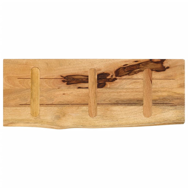Massivholz Tischplatte Mango 90x20 cm