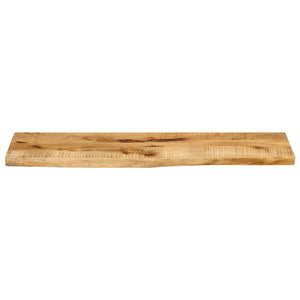Massivholz Tischplatte Baumkante 100x20 cm Mango