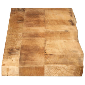 Massivholz Tischplatte Mangoholz 160cm Baumkante