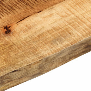 Massivholz Tischplatte Mangoholz 160cm Baumkante
