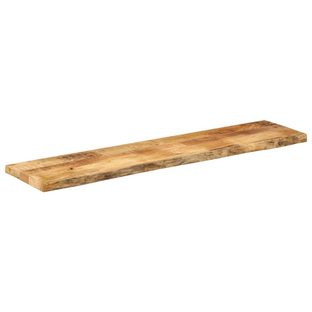 vidaXL Plateau de table 160x30x2,5 cm Live Edge Bois de manguier massif brut