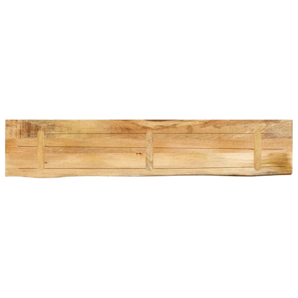 Massivholz Tischplatte Baumkante 160x30 Mangoholz