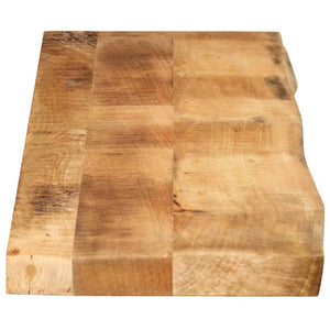 Massivholz Tischplatte Baumkante 180x30 cm
