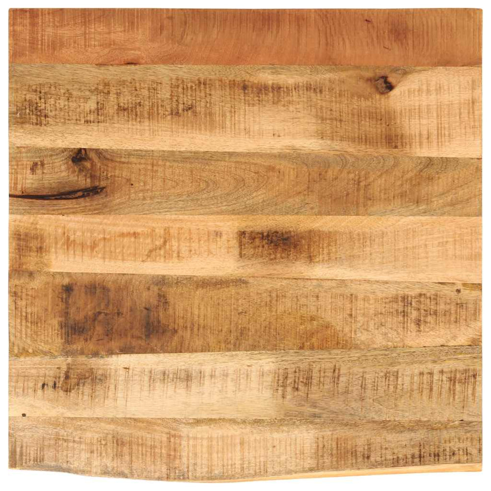 Tischplatte Baumkante 40x40 Mangoholz