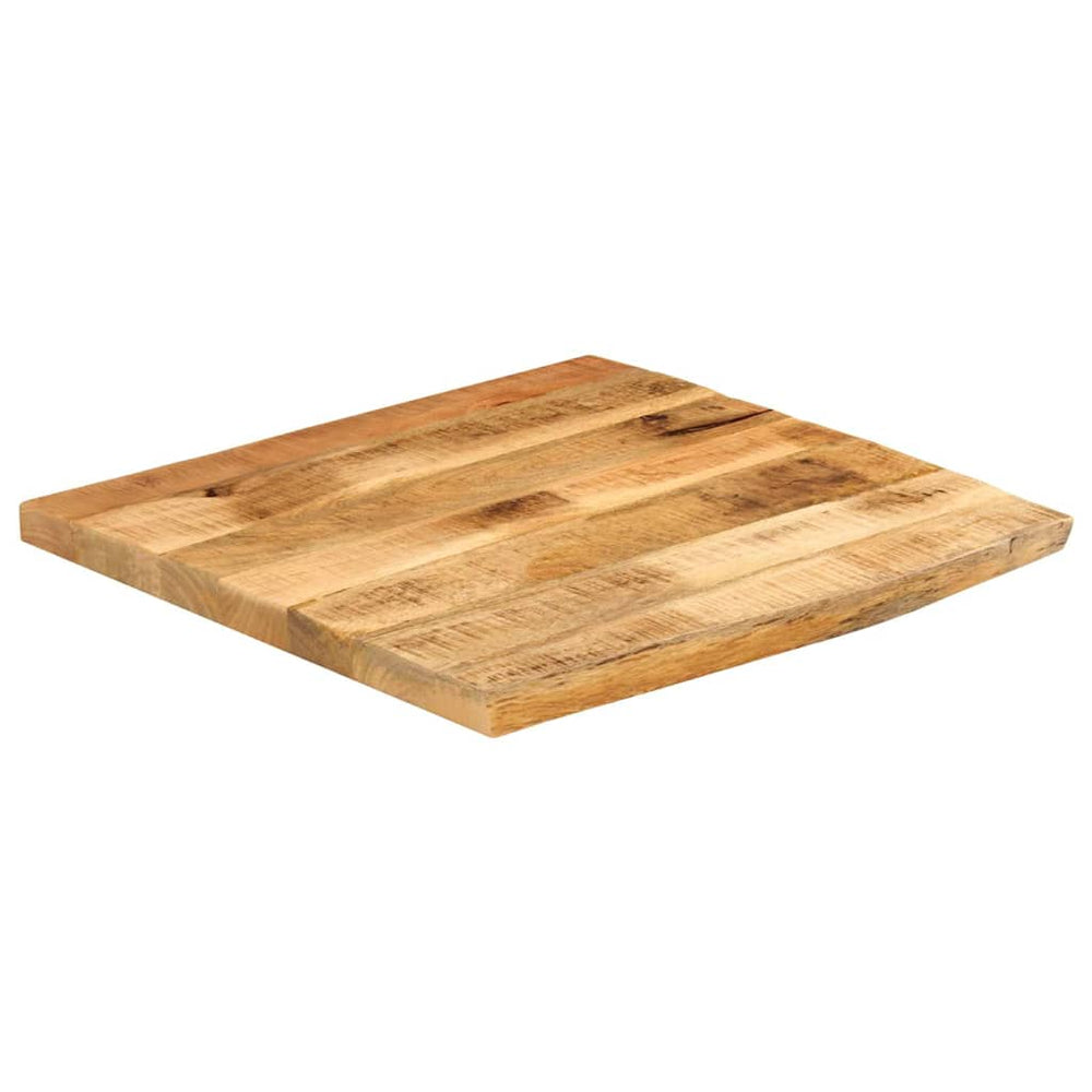 Tischplatte Baumkante 40x40 Mangoholz