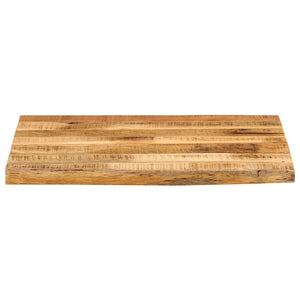 Tischplatte Baumkante 40x40 Mangoholz