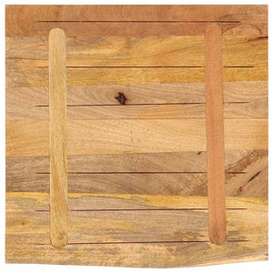 Tischplatte Baumkante 40x40 Mangoholz