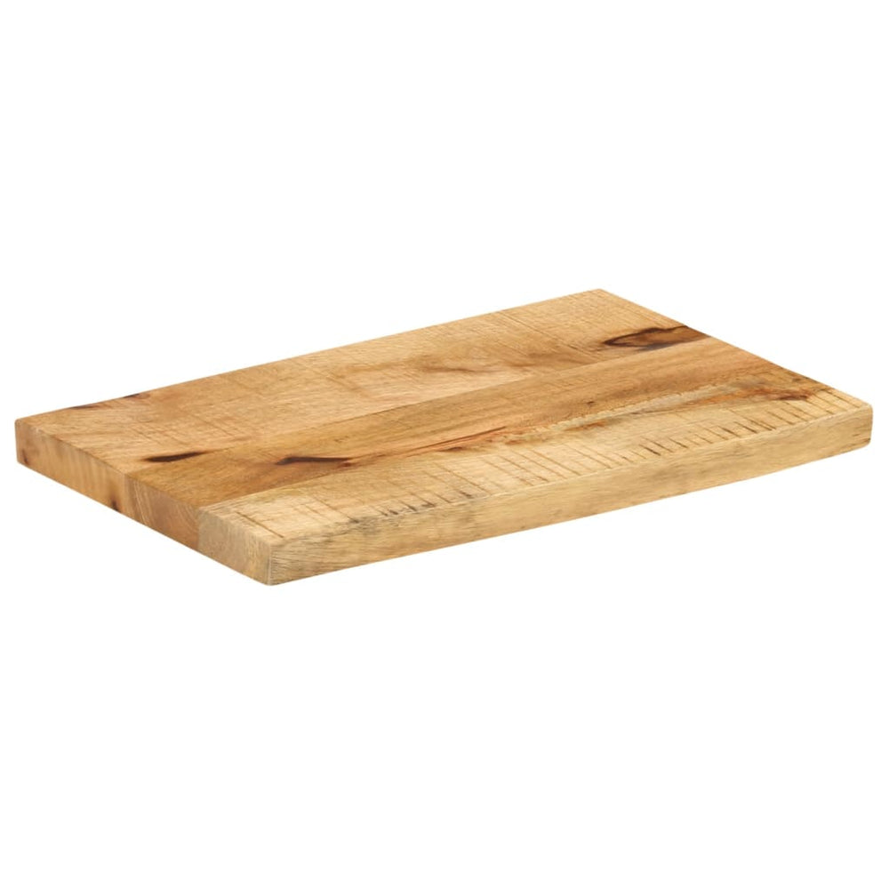 Tischplatte Baumkante 60x40 cm Mango Massivholz
