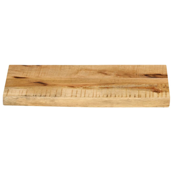 Tischplatte Baumkante 60x40 cm Mango Massivholz
