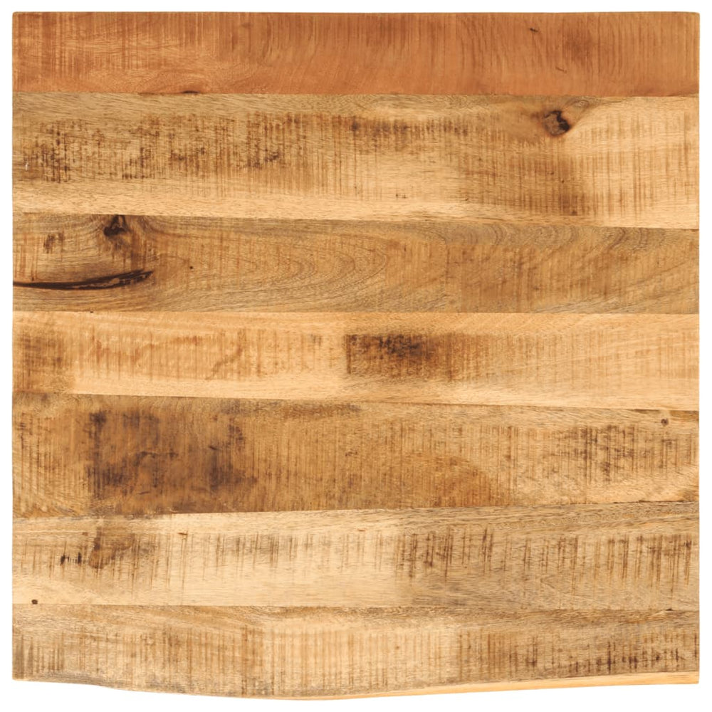 Tischplatte 60x60 cm Mangoholz Baumkante