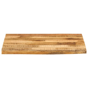 Tischplatte 60x60 cm Mangoholz Baumkante