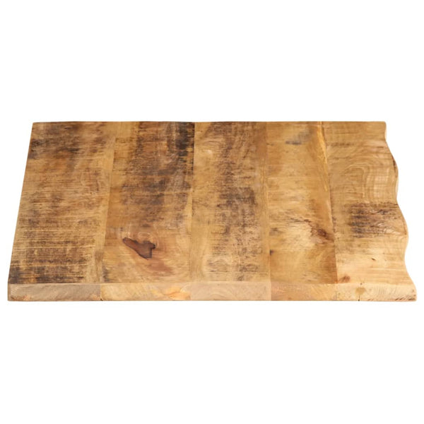 Massivholz Tischplatte Mangoholz 70x60 cm