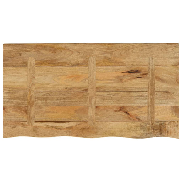 Massivholz Tischplatte Mangoholz 100x60 cm