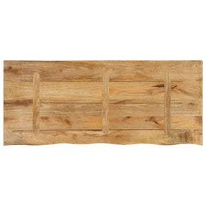 Massivholz Tischplatte Mangoholz 140x60 cm