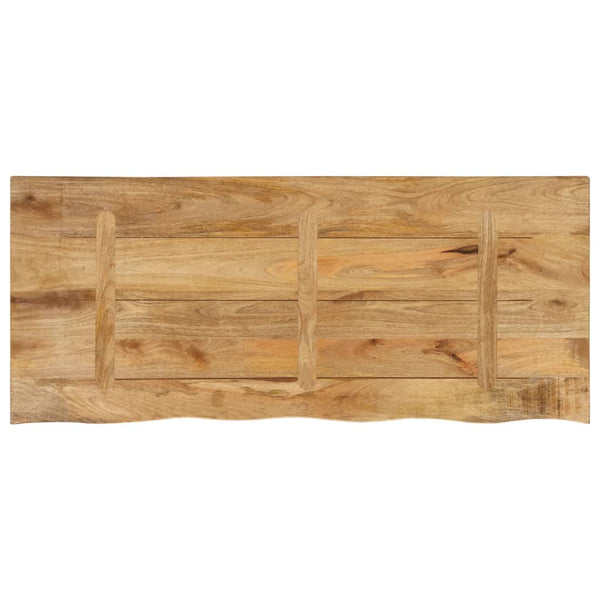 Massivholz Tischplatte Mangoholz 140x60 cm
