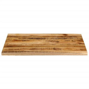 Tischplatte Baumkante 90x80 Mangoholz