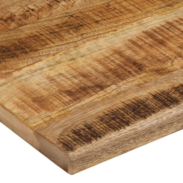 vidaXL Plateau de table 100x80x2,5 cm bord brut bois de manguier massif brut