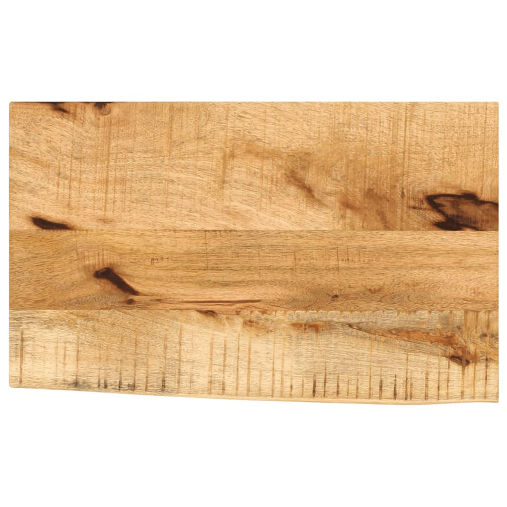 Tischplatte Baumkante 60x20 cm Mango Massivholz