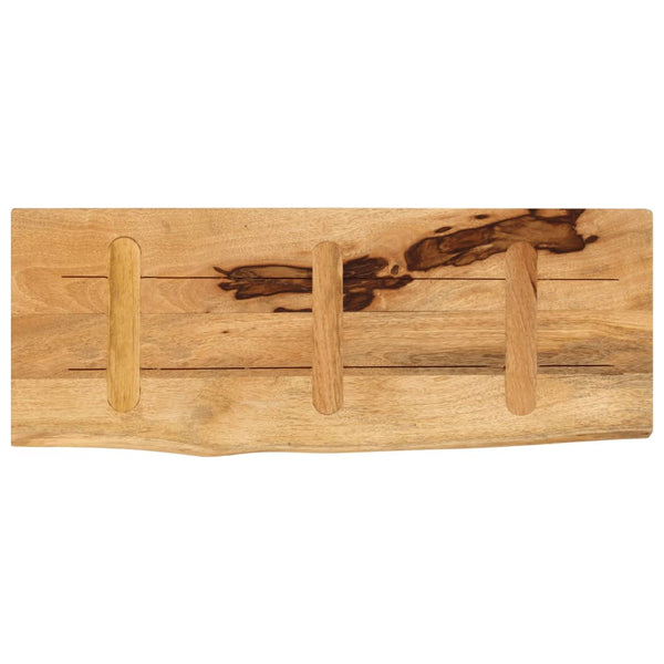 Massivholz Tischplatte Mangoholz 90x20 cm