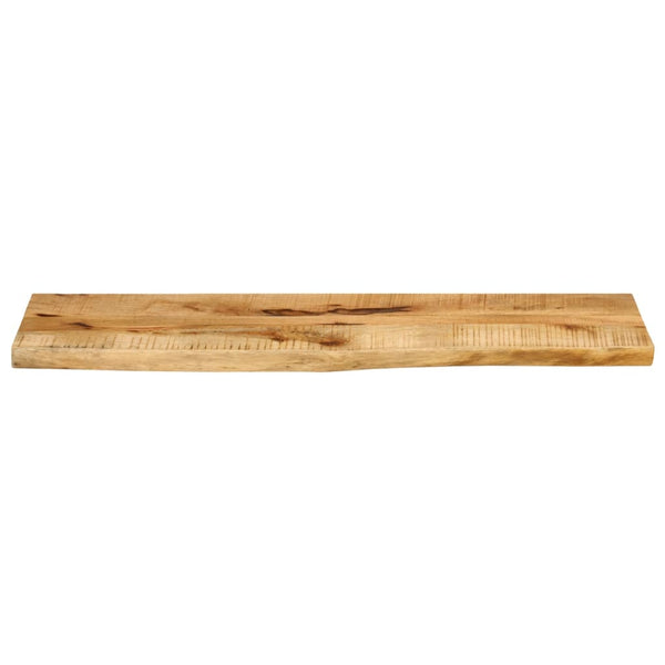 Massivholz Tischplatte Baumkante Mangoholz 100x20 cm